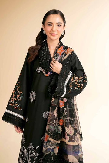 Nishat Linen 3 Piece - Digital Printed Embroidered Suit - 42501610 Online Shopping